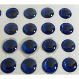 3D Silmä 6mm Sininen 50kpl